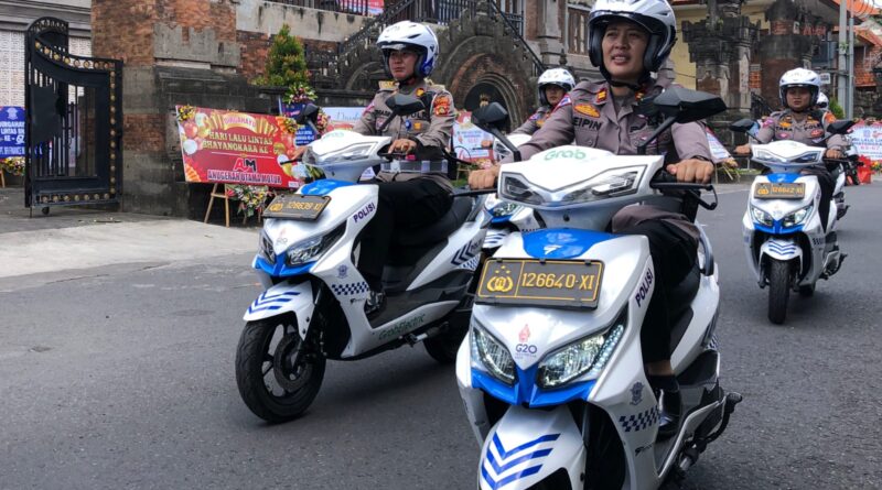 Polisi Bali Sudah Pakai Motor Listrik, Ini Penampakannya