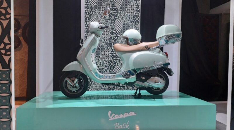 Vespa Batik Special Edition Dikenalkan Piaggio Pertama Kali