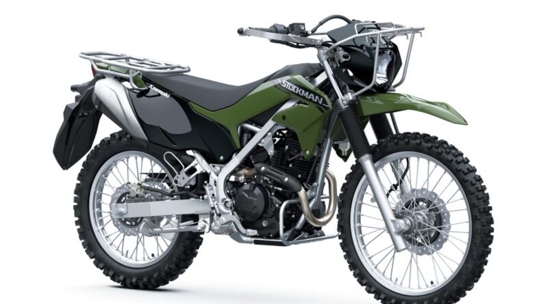 STOCKMAN Kembaran Kawasaki KLX dan D-Tracker Siap “Bajak Sawah” 2023