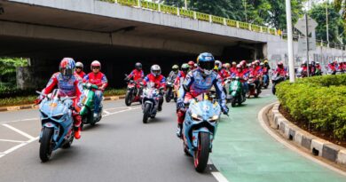 Fabio Di Giannantonio dan Alex Marquez Enjoy Ride Jakarta Bersama Federal Oil