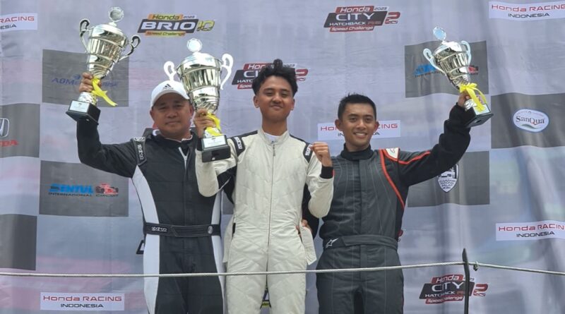 Honda Brio RS Naufal Tercepat di Kelas ITCR 1200, HRI Panen 2 Gelar Di Seri 1 ISSOM 2023