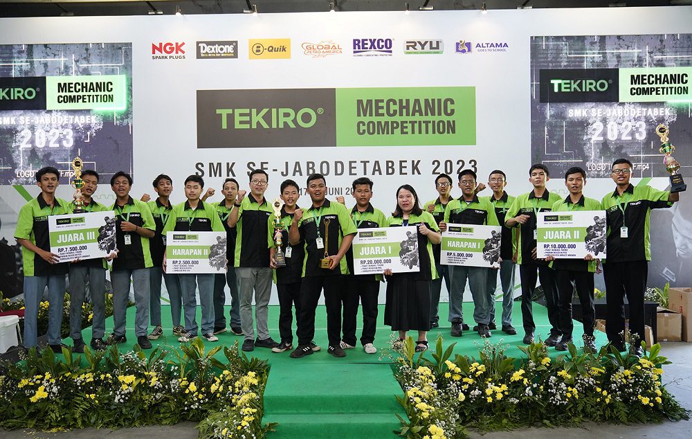 SMKN 8 Kabupaten Tangerang Juara Tekiro Mechanic Competition 2023