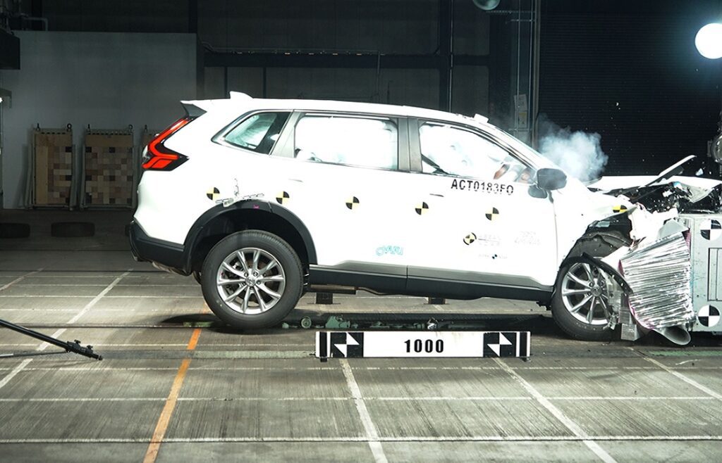Nilai Uji Tabrak ASEAN NCAP Tinggi, Honda CR-V Safety Benturan Kecelakaan