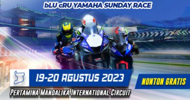 bLU cRU Yamaha Sunday Race Gas Pol di Sirkuit Mandalika Pada 19-20 Agustus 2023