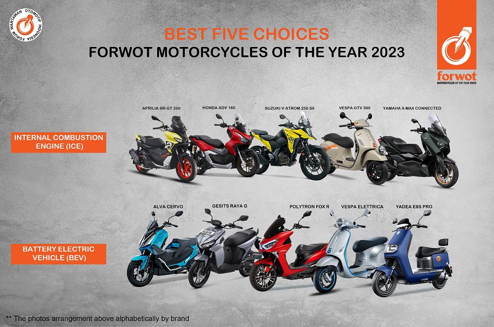 Motor Dan Motor Favoritmu Adakah di FORWOT Award 2023 ? Ini Nominasinya
