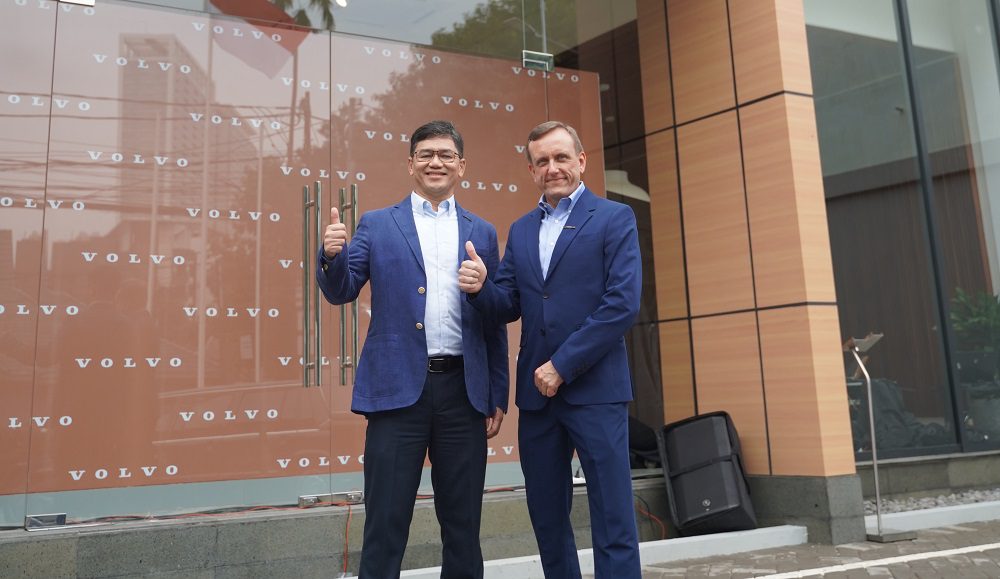 Keith Schäfer & Haryanto Djayaputra di Media Gathering Perkenalan Pelayanan Lengkap Volvo Service Center Soeroso