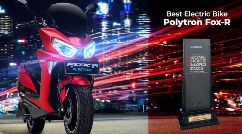 Best Electric Bike Uzone Choice Award 2023 Disabet POLYTRON Fox-R