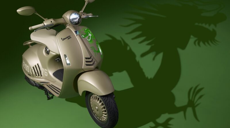 Sambut Imlek, Vespa 946 Dragon Tato Naga Limited Edition