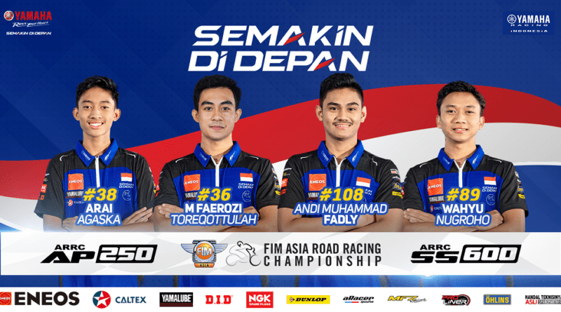 Formasi Lengkap Yamaha Racing Indonesia di WorldSSP 300 & ARRC 2024