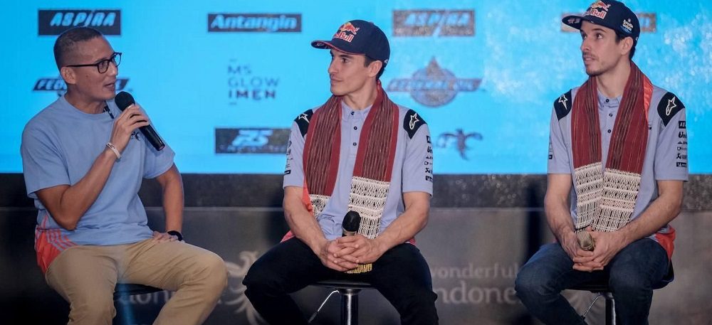 Sandiaga Uno Gresini Racing Team Marquez Bersaudara itu Rasa Indonesia