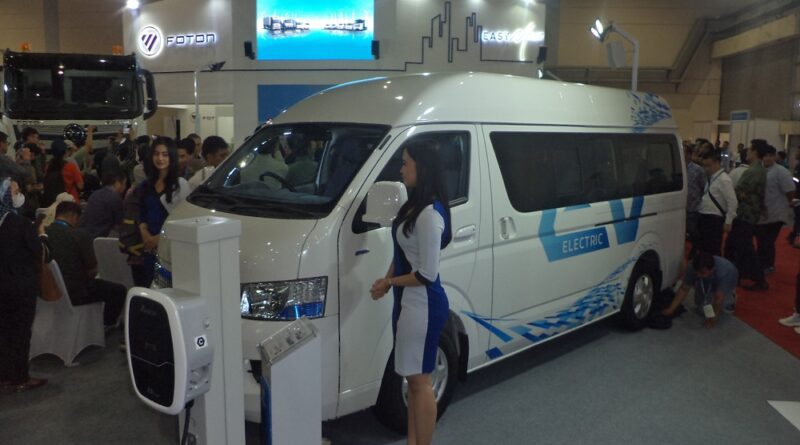 Foton Kenalkan 3 Truk Listrikdi GIICOMVEC 2024