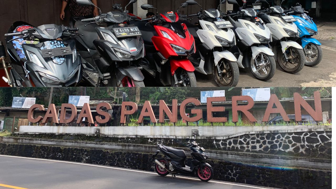 Viori Sambang Chapter Sumedang Sambil Selfie di Cadas Pangeran