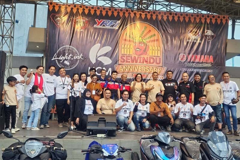 Sewindu YACI Rayakan Kebersamaan, Bekasi Banjir Aerox