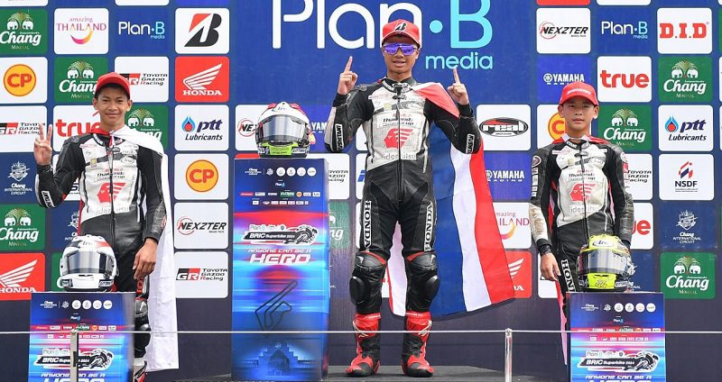 Badly Debut Manis di Honda Thailand Talent Cup 2024, Rider Luwu Rebut Numero Uno