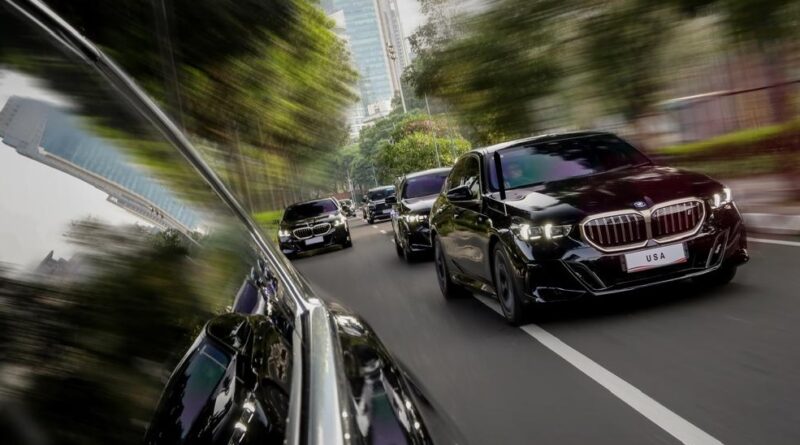 BMW i5 dan i7, Sedan Listrik Premium Sambut Tamu Negara Prabowo Sebagai Presiden