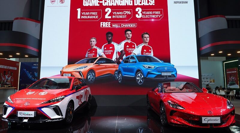 MG 4 EV X-Power Hadirkan Nuansa The Gunners di IIMS 2025