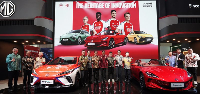 MG 4 EV X-Power Hadirkan Nuansa The Gunners di IIMS 2025