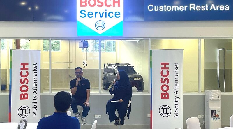 Bosch Car Service Temani Pemudik di Rest Area KM 62 Tol Jakarta-Cikampek