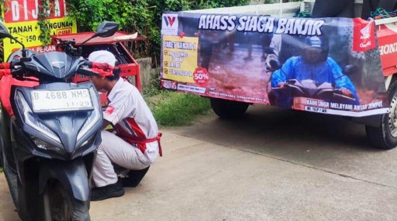 Curah Hujan Deras Jakarta-Tangerang, 9 AHASS Siaga Banjir