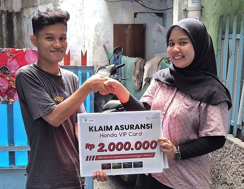 Fitrah Romadhon Motor Hilang Depan Rumah, Klaim Honda VIP Card Langsung Cair