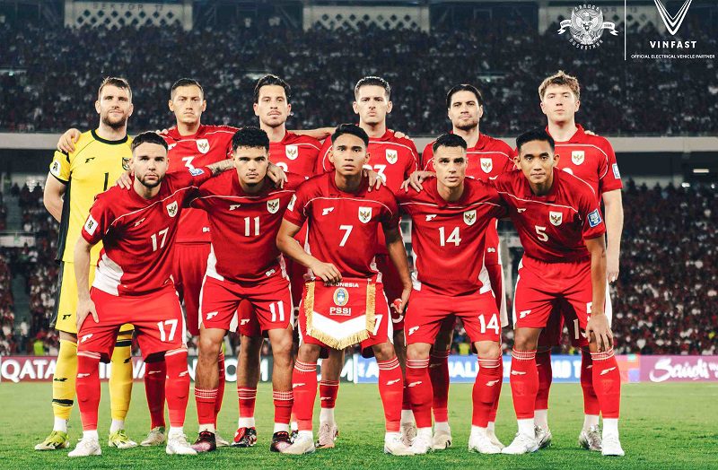 Indonesia Menang 1-0 Dari Bahrain, Vinfast Vietnam Sponsor Garuda Menuju Piala Dunia 2026