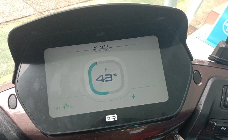 Turing Pakai Motor Listrik TVS IQube S Jakarta-Ciloto No Worry, Hujan Turunan Licin Smooth Banget