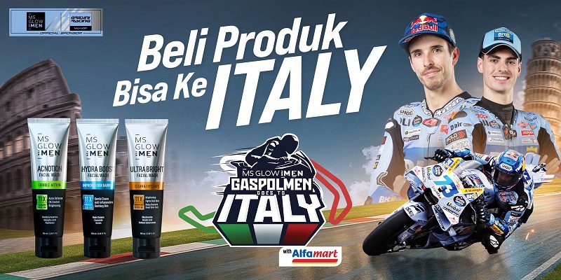 Cuman Beli MS GLOW FOR MEN, Bisa Nonton Marc Marquez di Itali Langsung