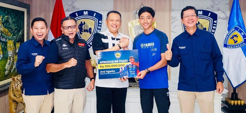 Bamsoet Kasih 100 Juta ke Arai Agaska Setelah Juara di Hungaria