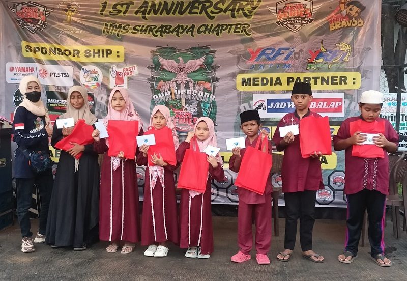 Ultah Pertama NMS Surabaya Chapter Diserbu 300 Bikers