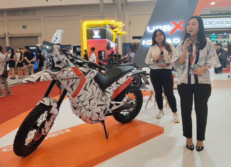 Kupprum Nomad Pertama di IMOS 2025, Motor Listrik Adventure Jejalah Tanpa Batas