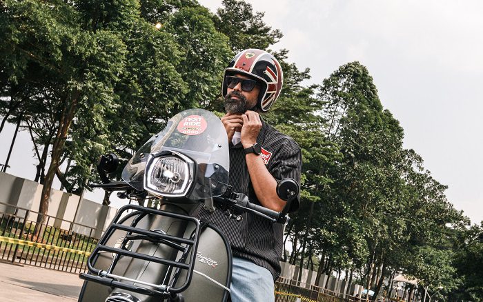 Scomadi Adventure Dual Shock, Skuter Klasik Siap Garuk Tanah IMOS 2025