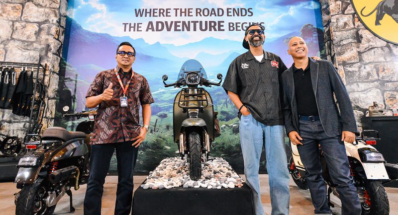 Scomadi Adventure Dual Shock, Skuter Klasik Siap Garuk Tanah IMOS 2025