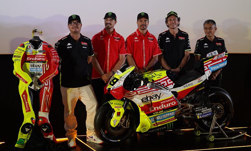 Desain Terbaru Ducati Desmosedici GP VR46 Racing Sebelum Mandalika