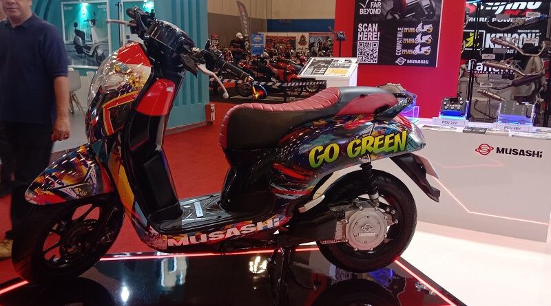 Honda Scoopy Listrik Side Drive Musashi