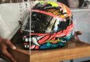 Lelang Helm AGV Bertanda Tangan Valentino Rossi