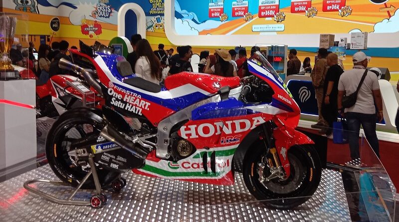 Replika Honda HRC Castrol RC213V Ada di IMOS 2025