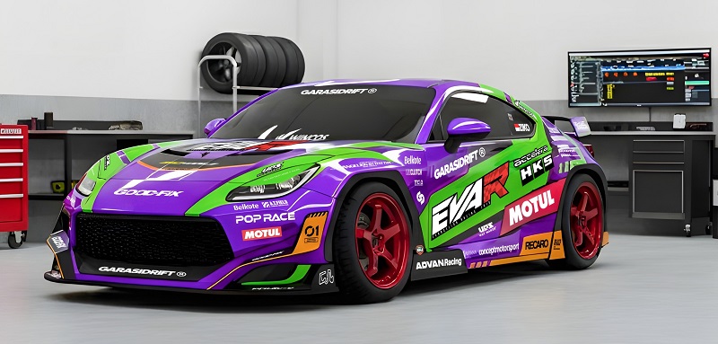 Subaru BRZIKO Garasi Drift X Evangelion Racing