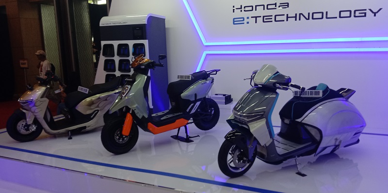 Trio Honda EV Modif Futuristik Karya Lokal Pride