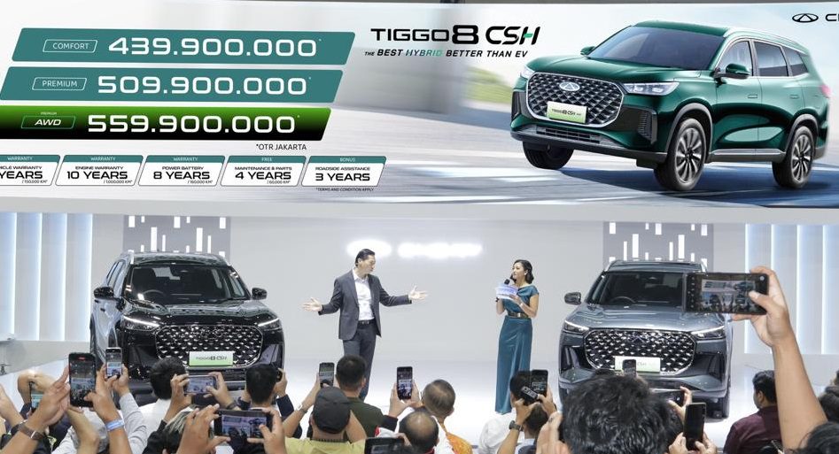 Chery Pamerkan Keluarga Super Hybrid di GJAW 2025