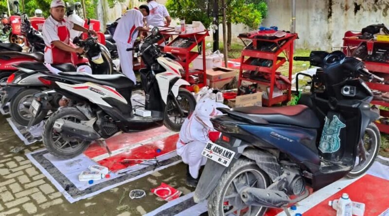 AHM Service Gratis 3000 Motor Korban Banjir Sumatra