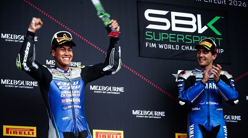 Aldi Istimewa ! Start 28 Merangsek Posisi 2 di World Supersport Australia
