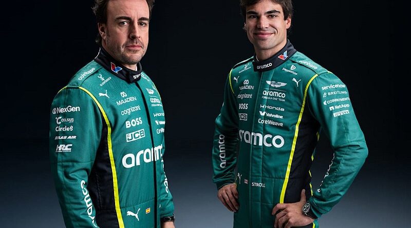 Fernando Alonso & Lance Stroll Ngebut Bareng AMR26