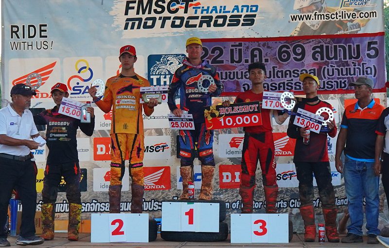 Zidane Finish Ke-2 dan Posisi 9 Klasemen FMSCT Thailand Motocross 2026
