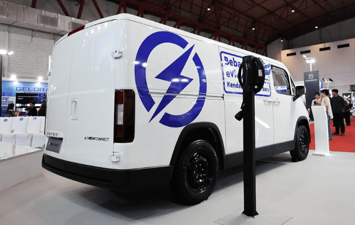 Foton eVIEW CONNECT, Mobil Listrik Niaga 300 Km untuk Distribusi Urban