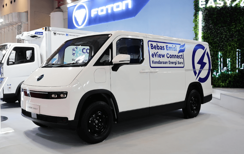 Foton eVIEW CONNECT, Mobil Listrik Niaga 300 Km untuk Distribusi Urban