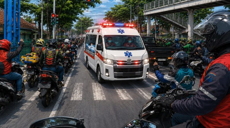  5 Hal  Wajib Biker Baik Jika Dengar Suara Sirene Ambulans
