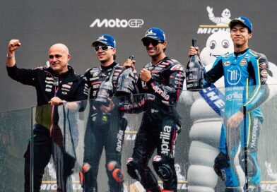 Aprilia Hattrick di Le Mans