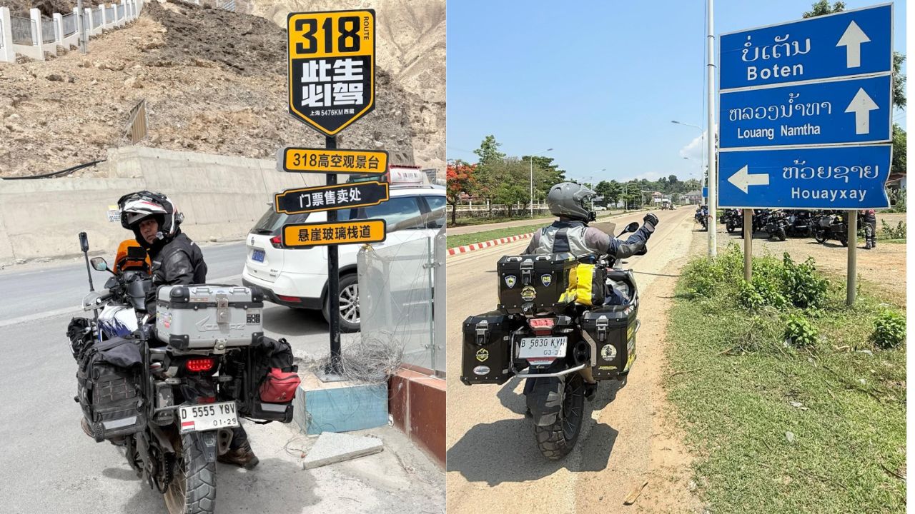 Dua Rider ini Tembus Tibet Hanya Berbekal Motor Plat B & D Saja