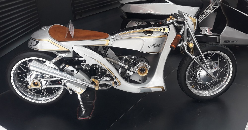 pengunjung dapat melihat langsung tiga Honda Stylo 160 hasil Honda Dream Ride Project (HDRP