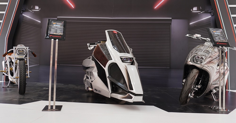 Wahana Honda Gaet Gen Z Lewat Modif Corner Trio Stylo di JFK 2026